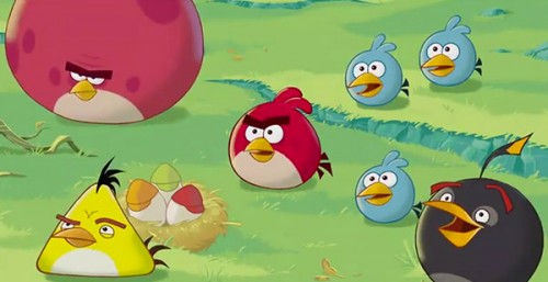 анимационный мальтик Angry Birds