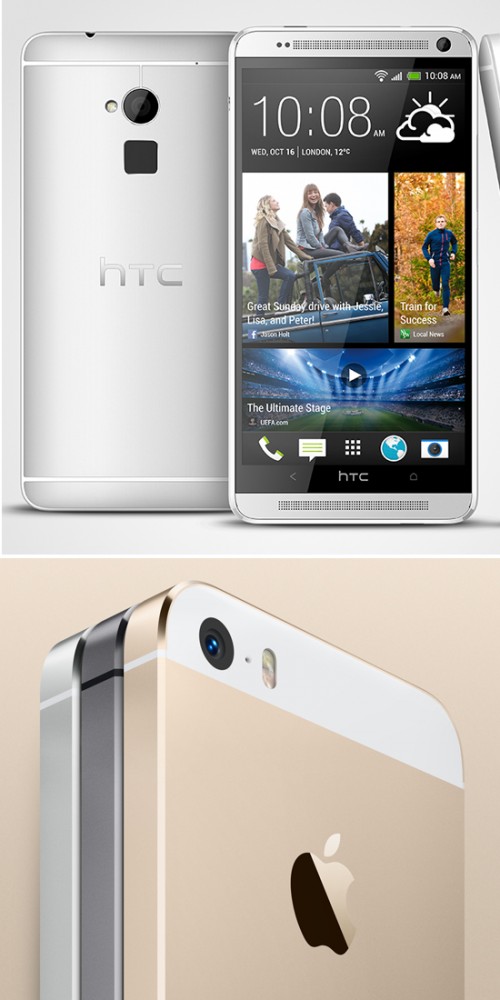 HTC One Max против iPhone 5S